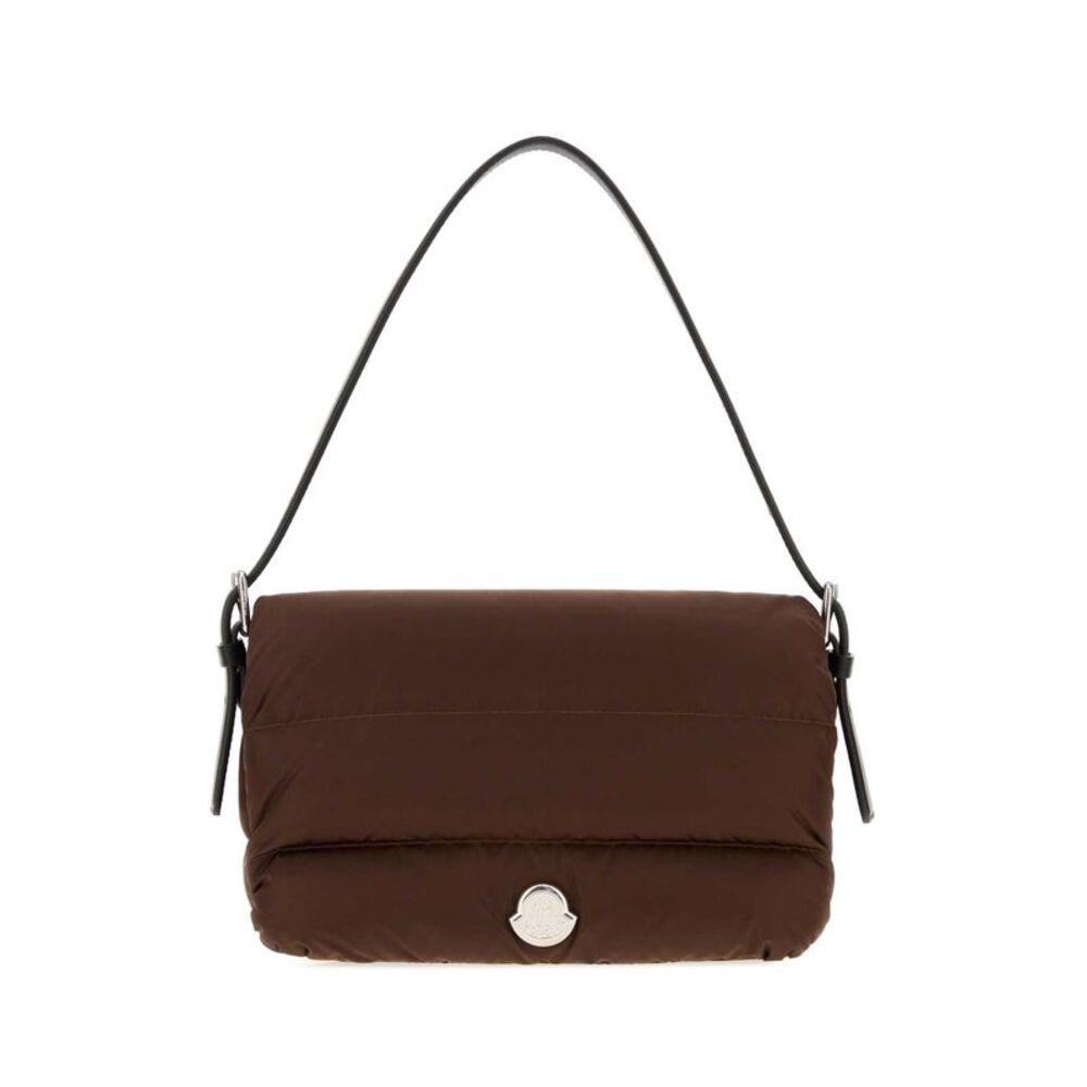 Moncler Women Brown Nylon Caradoc Shoulder Bag